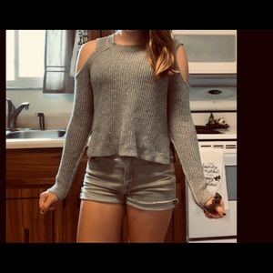 Hollister Shoulder Cut Out Sweater